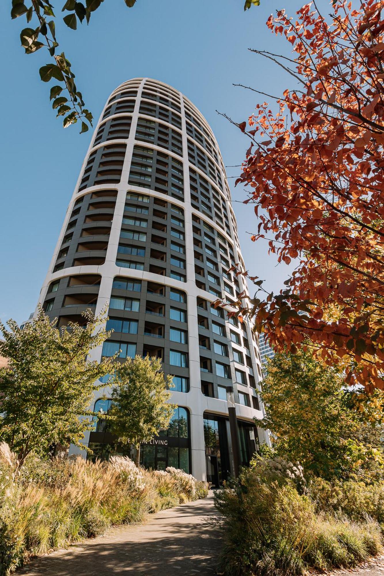 Skau Blue Residence In Sky Park 21 Floor 2 Tower Panoramic View Free Parking Bratislava Dış mekan fotoğraf